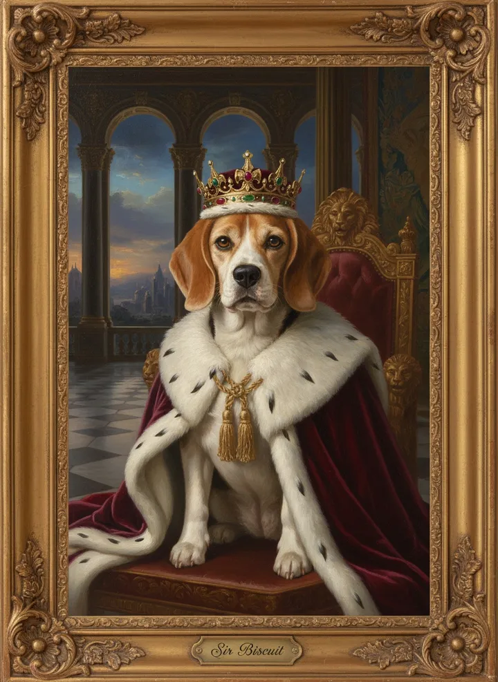 Pawtrait after